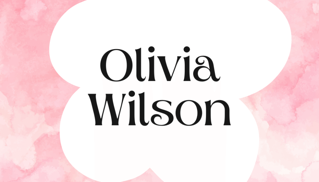 Pink Watercolor Business Card